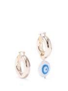 Joolz By Martha Calvo - Protection Mismatched Pearl & Gold-plated Earrings - Womens - Pearl