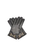 Matchesfashion.com Gucci - Horsebit Leather Gloves - Mens - Black