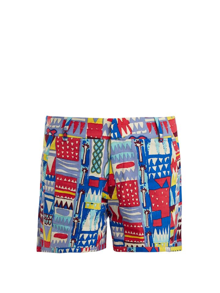 Le Sirenuse, Positano Afrika Cotton Shorts