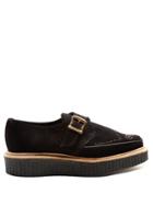 Rupert Sanderson Thelma Monk-strap Suede Shoes