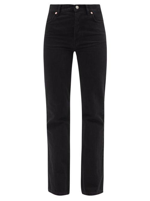 Raey - Angel High-rise Bootcut Jeans - Womens - Black