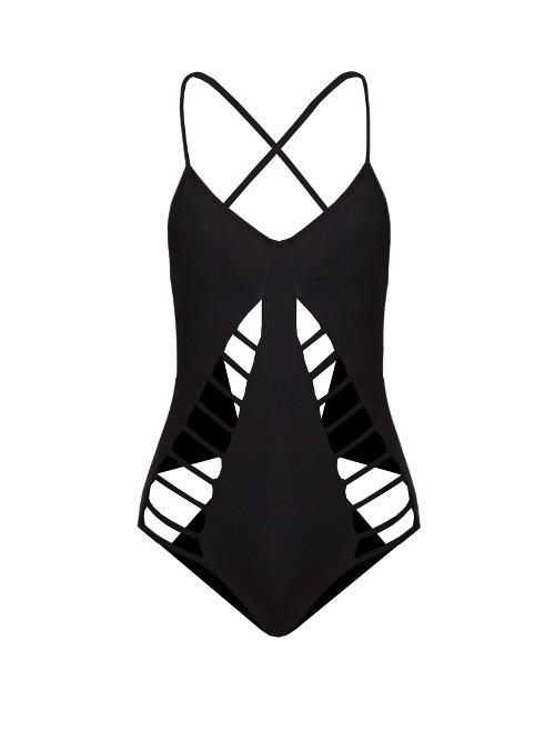 Mara Hoffman Lattice Cut-out Swimsuit