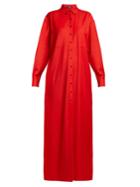 Kwaidan Editions Annik Point-collar Wool Dress