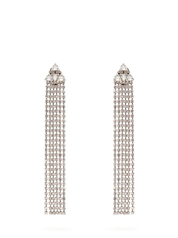Dodo Bar Or Clarisa Crystal-embellished Clip-on Earrings