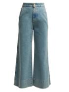 Matchesfashion.com Loewe - High Rise Wide Leg Jeans - Womens - Denim