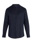 Matchesfashion.com Onia - Eddy Linen Shirt - Mens - Navy