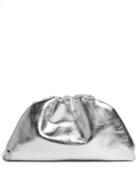 Bottega Veneta - The Pouch Mini Leather Cross-body Bag - Womens - Silver