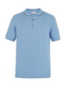 Brunello Cucinelli Half Button Cotton Polo Shirt