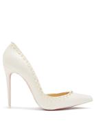 Christian Louboutin Irishell 100 Spike-embellished Leather Pumps