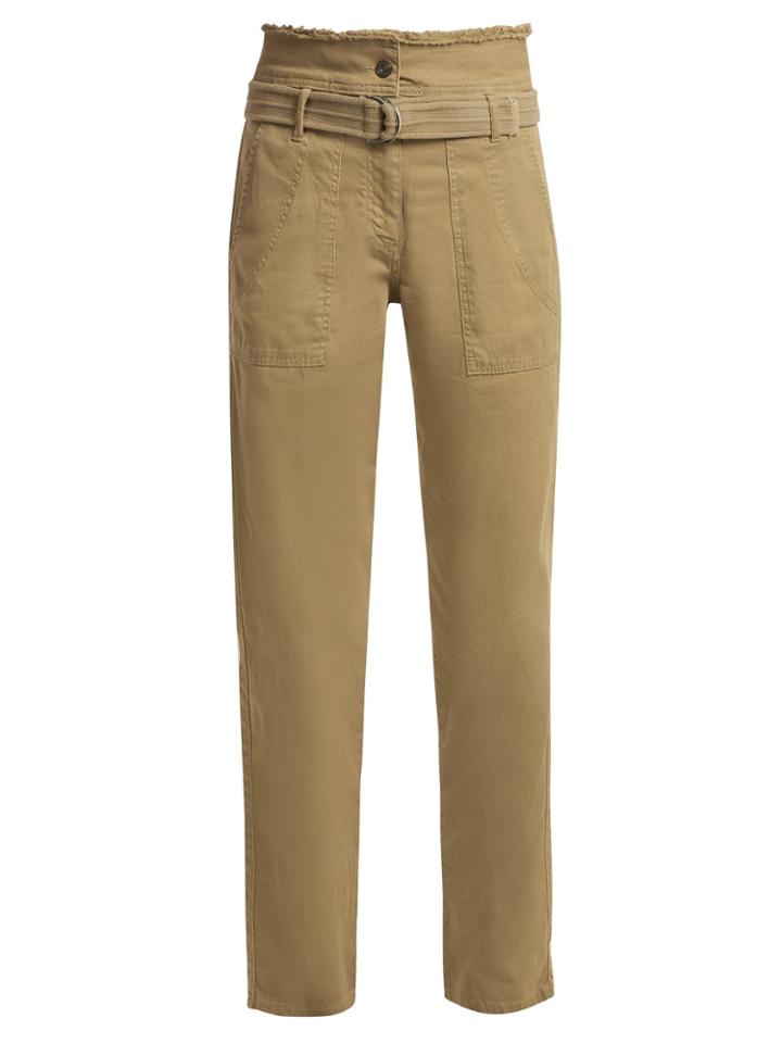 Vanessa Bruno Belted-waist Patch-pocket Cargo Pants