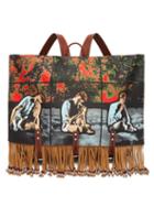 Matchesfashion.com Jw Anderson - X Gilbert & George Print Canvas Backpack - Womens - Multi