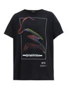 Matchesfashion.com Balmain - Logo Print Cotton Jersey T Shirt - Mens - Multi
