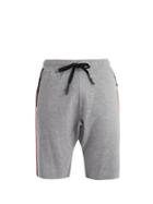 Matchesfashion.com P.e Nation - Bolter Contrasting Trim Wool Shorts - Mens - Grey Multi