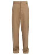 Matchesfashion.com Maison Margiela - Wide Leg Trousers - Mens - Beige