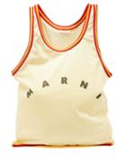 Marni - Tank Top Perforated-jersey Tote Bag - Mens - Yellow Multi