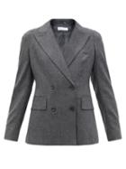 Matchesfashion.com Max Mara - Arad Jacket - Womens - Dark Grey