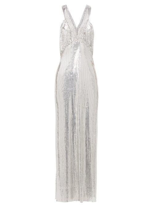 Matchesfashion.com Paco Rabanne - Chainmail Mesh Gown - Womens - Silver