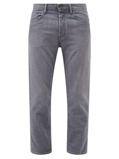 Acne Studios - River Cropped Slim-leg Jeans - Mens - Grey