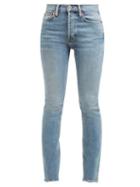 Matchesfashion.com Re/done Originals - Double Needle Skinny Leg Jeans - Womens - Blue