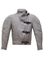 Matchesfashion.com Isabel Marant - Nate Buckled High Neck Jacket - Womens - Grey