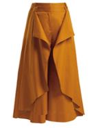 Palmer/harding High-waited Ruffle Culottes