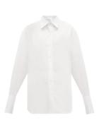 Matchesfashion.com The Row - Pia Sea Island Cotton Shirt - Womens - White