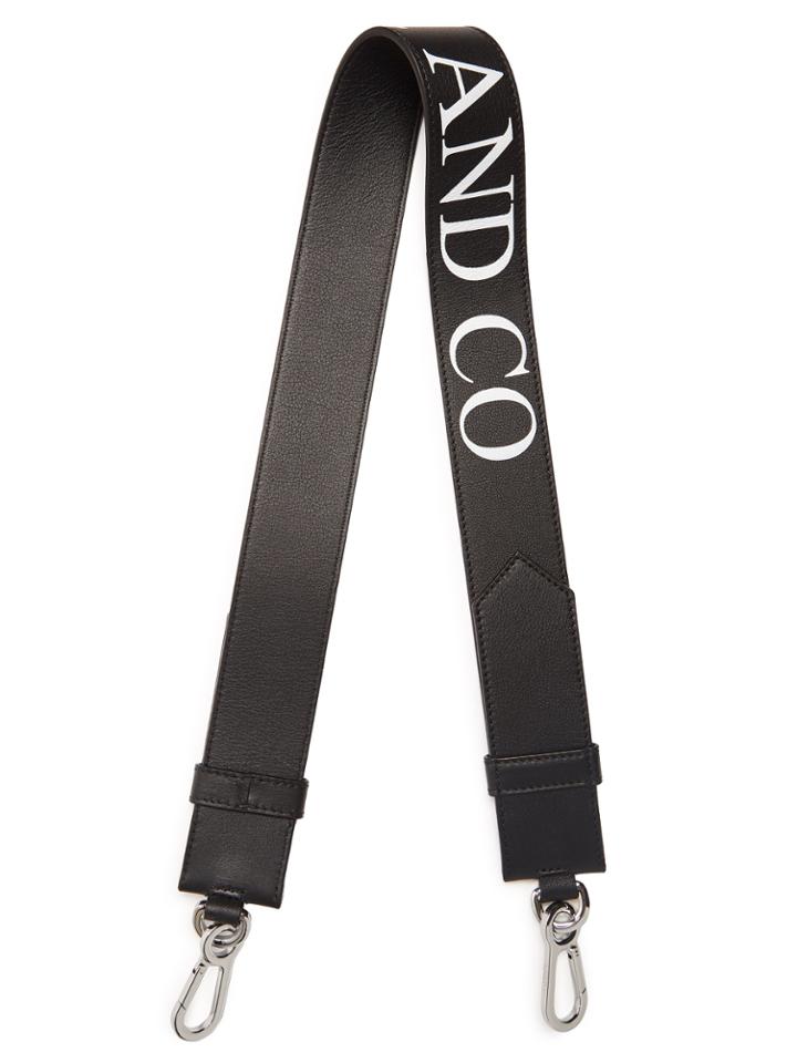 Loewe Logo-print Leather Bag Strap