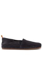 Matchesfashion.com Mulo - Collapsible Heel Suede Espadrilles - Mens - Grey