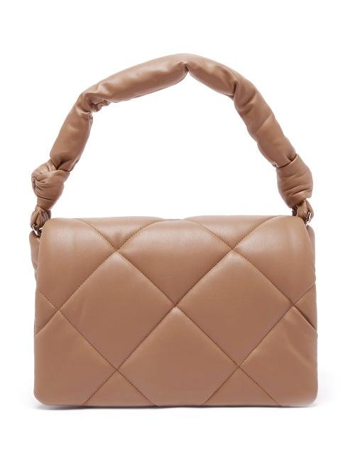 Stand Studio - Wanda Mini Quilted Faux-leather Shoulder Bag - Womens - Tan