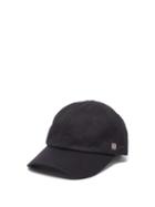 Ladies Accessories Totme - Logo-plaque Canvas Baseball Cap - Womens - Black
