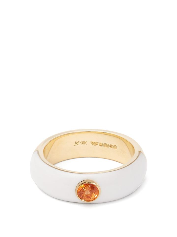 Marc Alary Belsa Sapphire & 18kt Gold Ring