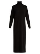 Allude Roll-neck Wool And Cashmere-blend Dress