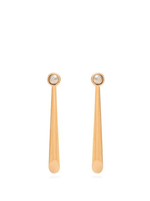 Matchesfashion.com Charlotte Chesnais - Falless Gold Plated Earrings - Womens - Gold