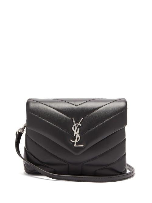 Matchesfashion.com Saint Laurent - Lou Lou Mini Leather Cross Body Bag - Womens - Black