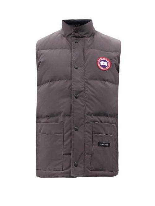 Canada Goose - Freestyle Quilted Down Gilet - Mens - Dark Grey