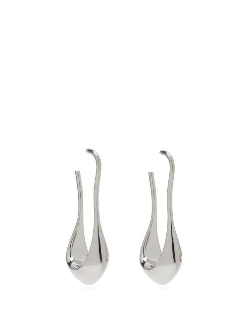 Matchesfashion.com Lemaire - Short Drop Earrings - Womens - Silver