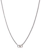 Valentino Garavani - V-logo Chain Necklace - Mens - Black