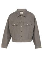 Matchesfashion.com Fear Of God - Point Collar Cotton Jacket - Mens - Grey