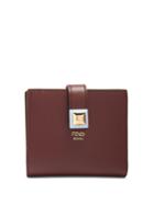 Fendi Kan I Bi-fold Leather Wallet