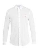 Polo Ralph Lauren Logo-embroidered Cotton-piqu Shirt