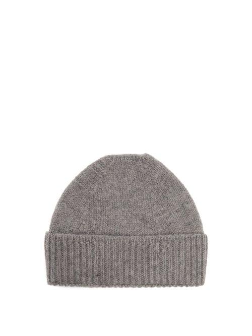 Matchesfashion.com Mhl By Margaret Howell - Ribbed Cuff Wool Beanie - Womens - Grey