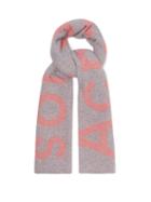 Matchesfashion.com Acne Studios - Toronto Large Bi Colour Wool Scarf - Womens - Grey