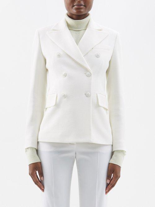 Max Mara - Stressa Jacket - Womens - White