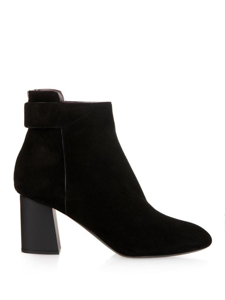 Proenza Schouler Suede Block-heel Ankle Boots