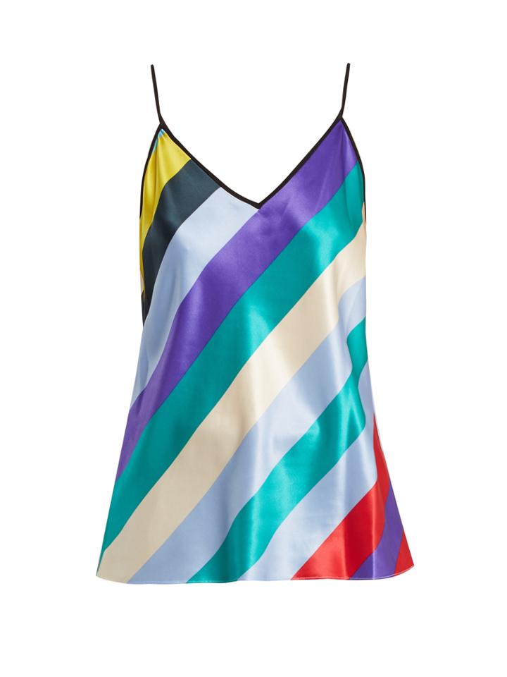 Diane Von Furstenberg Striped Cami Top
