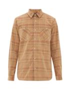 Matchesfashion.com A.p.c. - Toundra Checked Cotton Corduroy Overshirt - Mens - Beige Multi