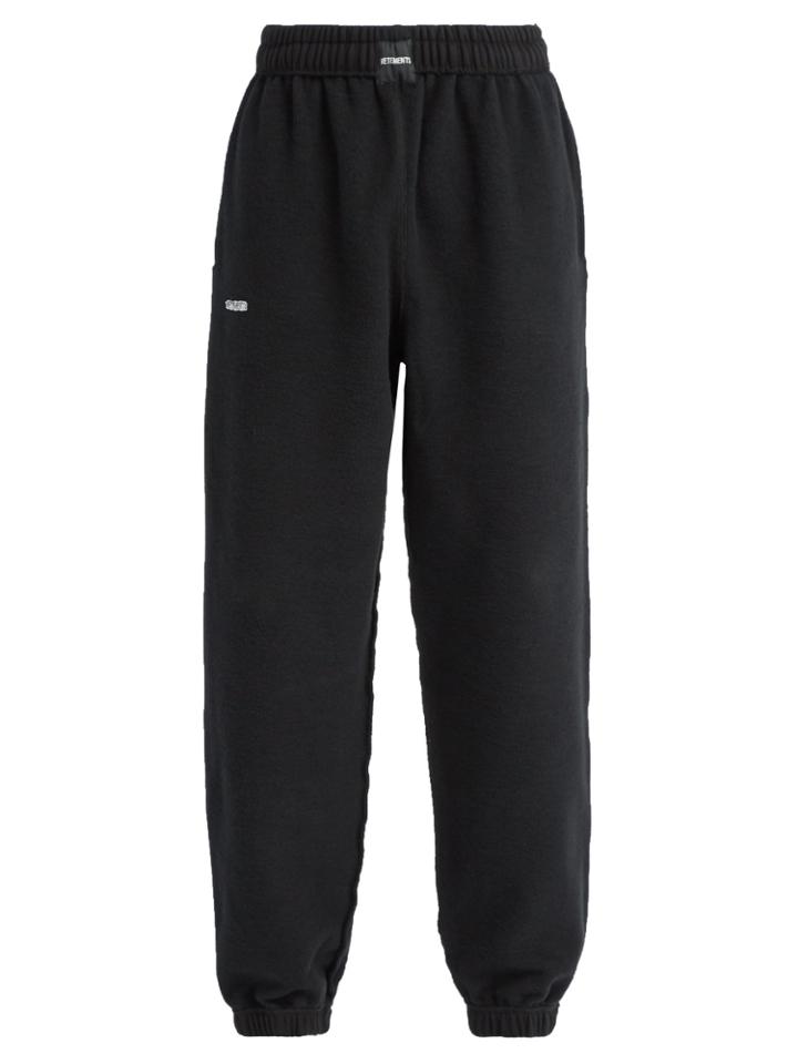 Vetements Oversized Inside-out Cotton-blend Track Pants
