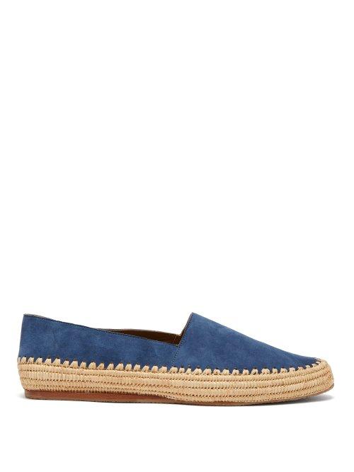 Matchesfashion.com Casablanca 1942 - Diego Suede Loafers - Mens - Blue