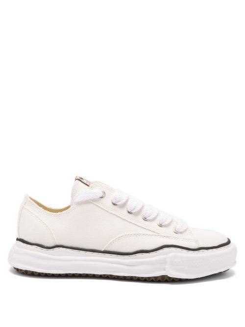 Mihara Yasuhiro - Peterson Original Sole Cotton-canvas Trainers - Mens - White