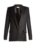 Matchesfashion.com Isabel Marant Toile - Igora Prince Of Wales Checked Blazer - Womens - Dark Grey